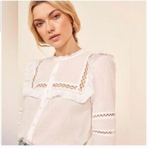 NWT Reformation Rosey Top, Size XL